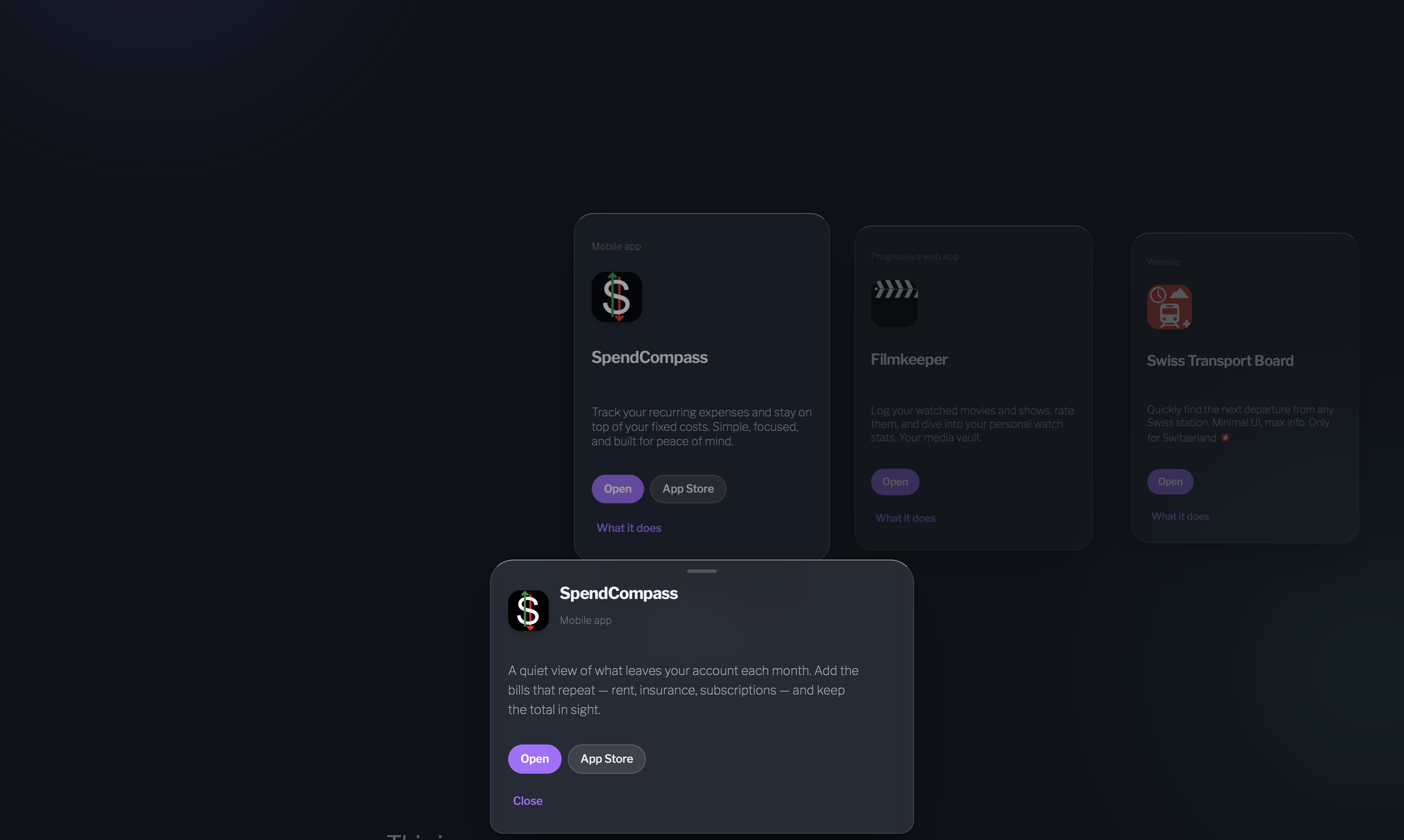 4U projects section