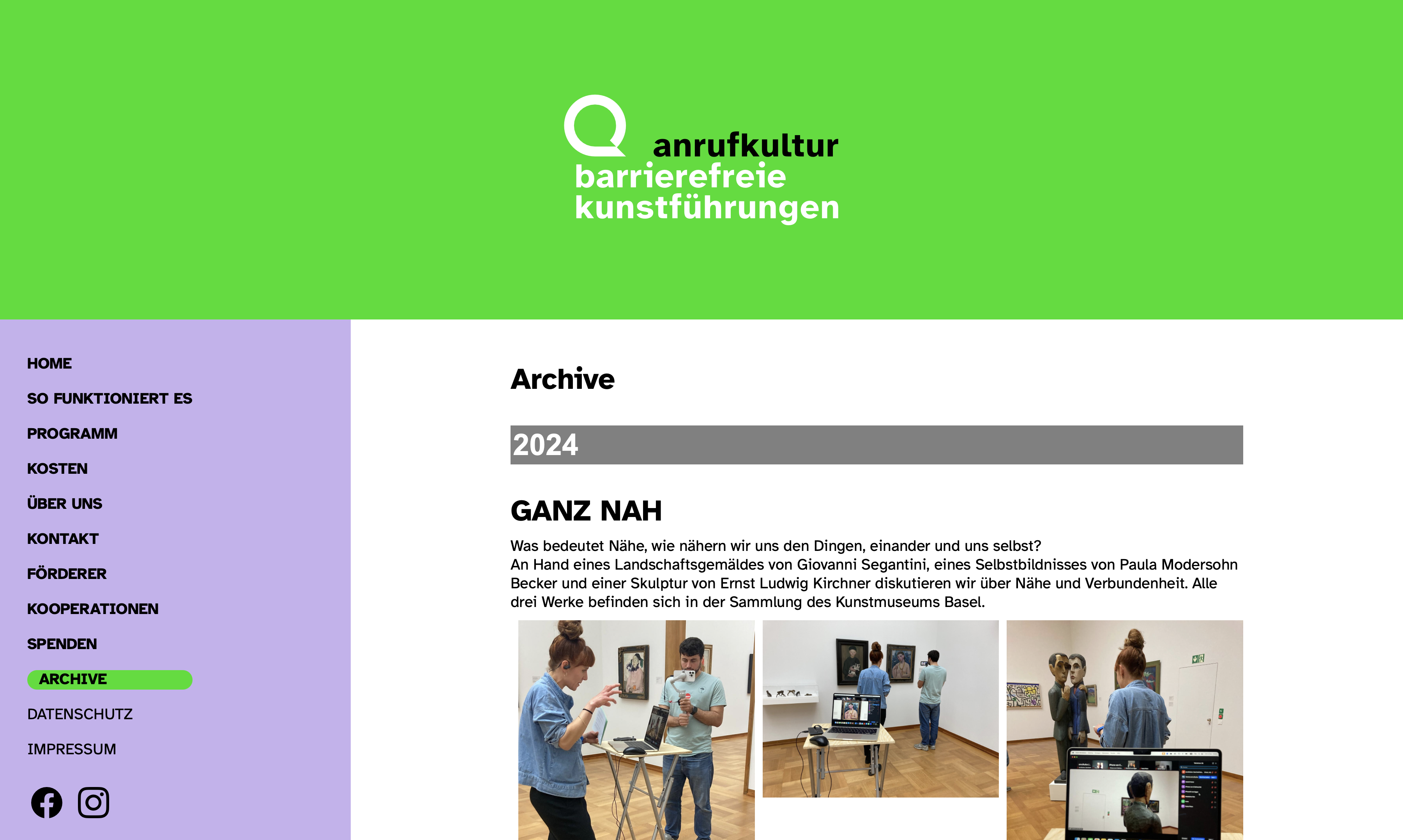 anrufkultur donations page